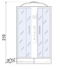 Душевая кабина River Quadro 80/24 MT 80x80