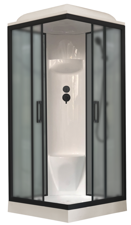 Душевая кабина Royal Bath RB80HP6-GC-BL 80x80