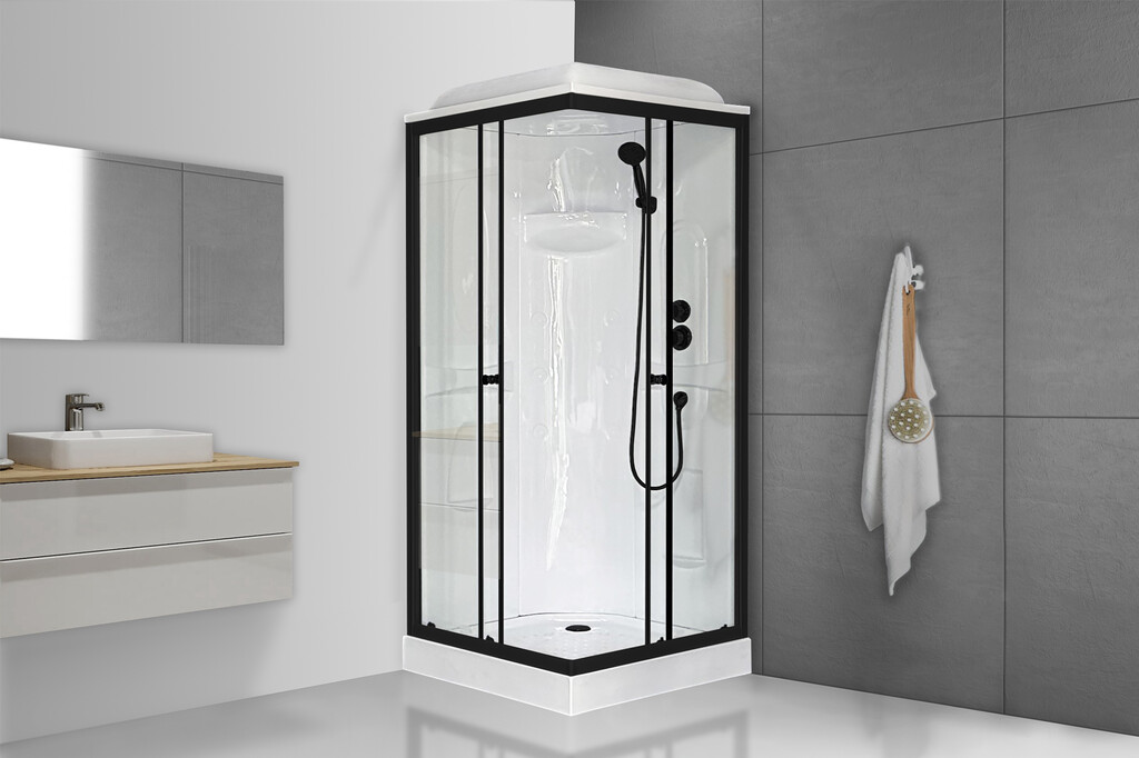 Душевая кабина Royal Bath RB80HP1-T-BL 80x80