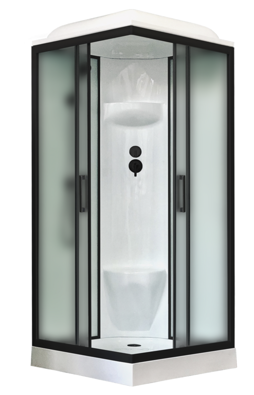 Душевая кабина Royal Bath RB80HP6-WC-BL 80x80