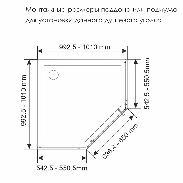 Душевое ограждение WasserKRAFT Wiese 84P38 100x100