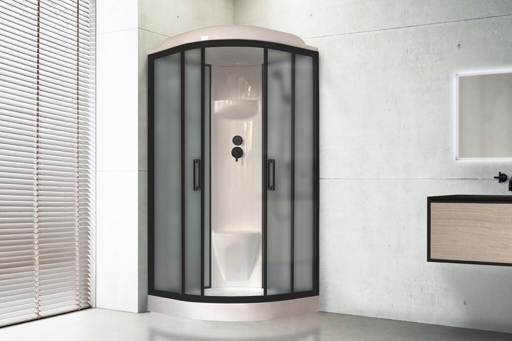 Душевая кабина Royal Bath RB90HK6-GC-BL 90x90