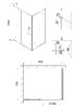 Душевое ограждение Niagara NG-42-9AG-A70G 90x70