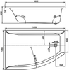 Акриловая ванна Vagnerplast Veronela offset 160x105 L