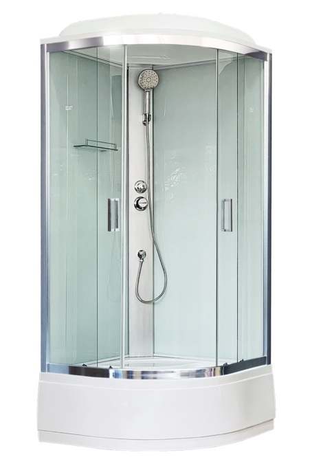 Душевая кабина Royal Bath RB90CK5-WT-CH 90x90