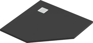 Душевой поддон Good Door Essentia PNT 90x90 черный ЛП00274