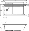 Акриловая ванна Riho Lusso Plus 170x80