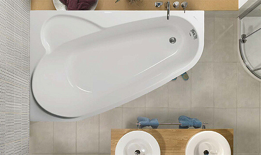 Акриловая ванна Vagnerplast Selena 160x105 L