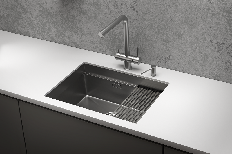 Мойка для кухни Granula Kitchen Space 6045U СТАЛЬ САТИН