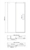Душевая дверь WasserKRAFT Alme 15R05 120x200