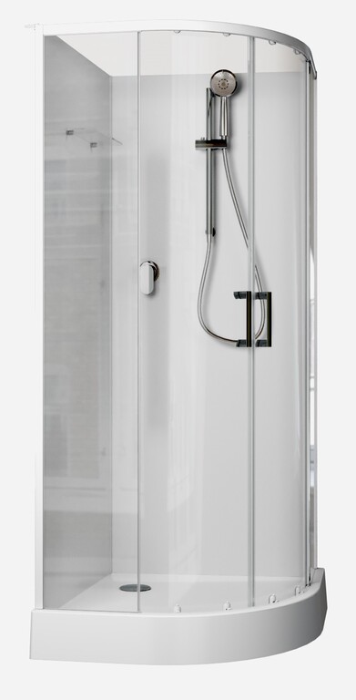 Душевая кабина Aquanet Passion EVO 100 R White 100x100
