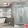 Душевая кабина AvaCan EM2090LEDT 90x90