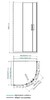 Душевое ограждение WasserKRAFT Lippe 45S00 80x80