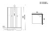 Душевая кабина Niagara NG-1108-14BKT 90x90