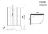 Душевая кабина Niagara NG-2310-14LBKTG 120x80