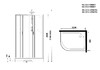 Душевая кабина Niagara NG-3512-14RBKT 120x80