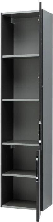 Пенал Aquanet Алвита 35 R серый антрацит