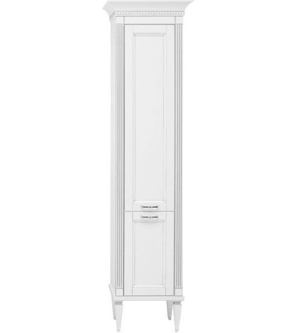 Пенал Aquanet Селена 40 L белый/серебро