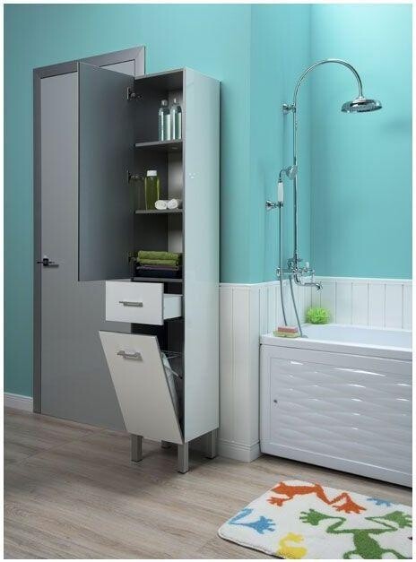 Пенал Aquanet Верона 35 L б/к белый (напольный)
