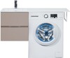 Тумба с раковиной Aquanet Алвита 120 L капучино