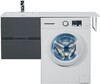 Тумба с раковиной Aquanet Алвита 120 L серый антрацит