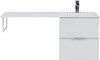 Тумба с раковиной Aquanet Алвита 120 R белый