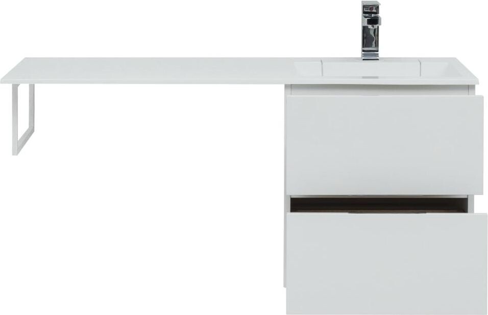 Тумба с раковиной Aquanet Алвита 120 R белый