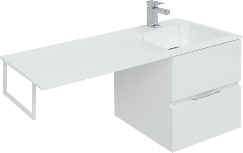 Тумба с раковиной Aquanet Алвита 120 R белый