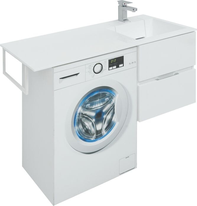 Тумба с раковиной Aquanet Алвита 120 R белый