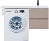 Тумба с раковиной Aquanet Алвита 120 R капучино