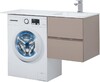 Тумба с раковиной Aquanet Алвита 120 R капучино