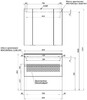 Тумба с раковиной Aquanet Алвита 90 белый