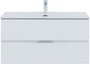 Тумба с раковиной Aquanet Алвита New 100 2 ящика, белый матовый