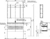 Тумба с раковиной Aquanet Алвита New 100 2 ящика, серый