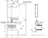 Тумба с раковиной Aquanet Алвита New 60 2 ящика, серый