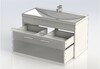 Тумба с раковиной Aquanet Августа 100 белый (раковина Нота 100)