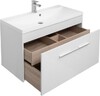 Тумба с раковиной Aquanet Августа 100 белый (раковина Нота 100 NEW)