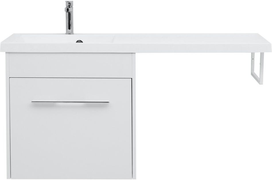 Тумба с раковиной Aquanet Августа 120 L белый