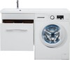 Тумба с раковиной Aquanet Августа 120 L белый