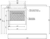 Тумба с раковиной Aquanet Августа 120 L белый