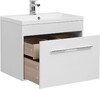 Тумба с раковиной Aquanet Августа 75 белый (раковина Нота 75 NEW)