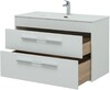 Тумба с раковиной Aquanet Августа (Flat) 100 белый