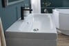 Тумба с раковиной Aquanet Беркли 60 белый/дуб рошелье