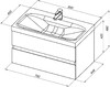 Тумба с раковиной Aquanet Беркли 80 белый/дуб рошелье