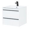 Тумба с раковиной Aquanet Lino 60 белый матовый