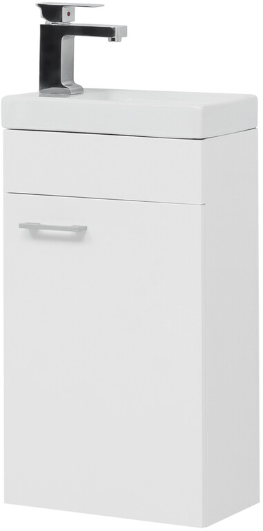 Тумба с раковиной Aquanet Нота R 40 (Moduo) белый