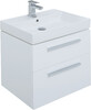 Тумба с раковиной Aquanet Nova 60 белый (2 ящика)