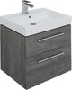 Тумба с раковиной Aquanet Nova 60 дуб рошелье (2 ящика)
