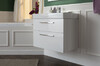 Тумба с раковиной Aquanet Nova 75 белый (2 ящика)