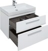 Тумба с раковиной Aquanet Nova 75 белый (2 ящика)